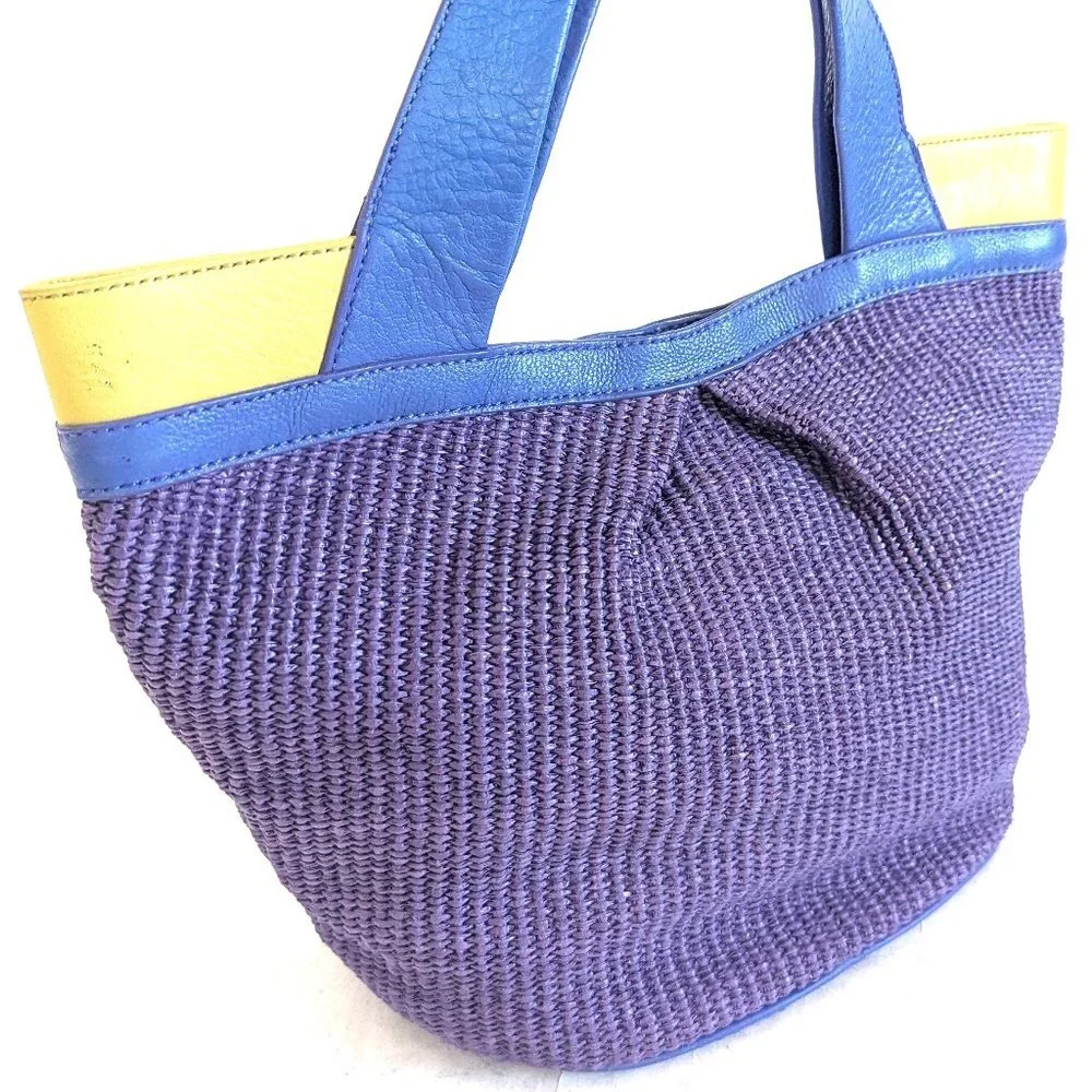 π Maxx New York Purple Woven Purse π - Picture 8 of 10